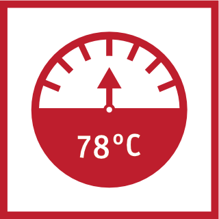 Teplota 78 °C