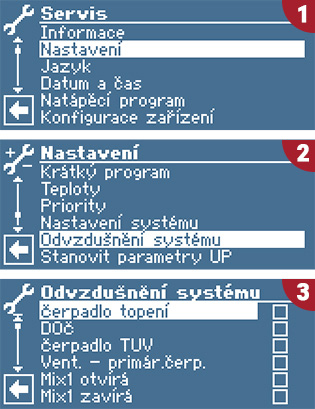 Odvzdušnění tepelného čerpadla alpha innotec