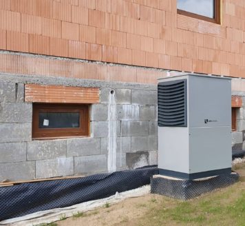 Instalace tepelného čerpadla vzduch-voda v novostavbě rodinného domu